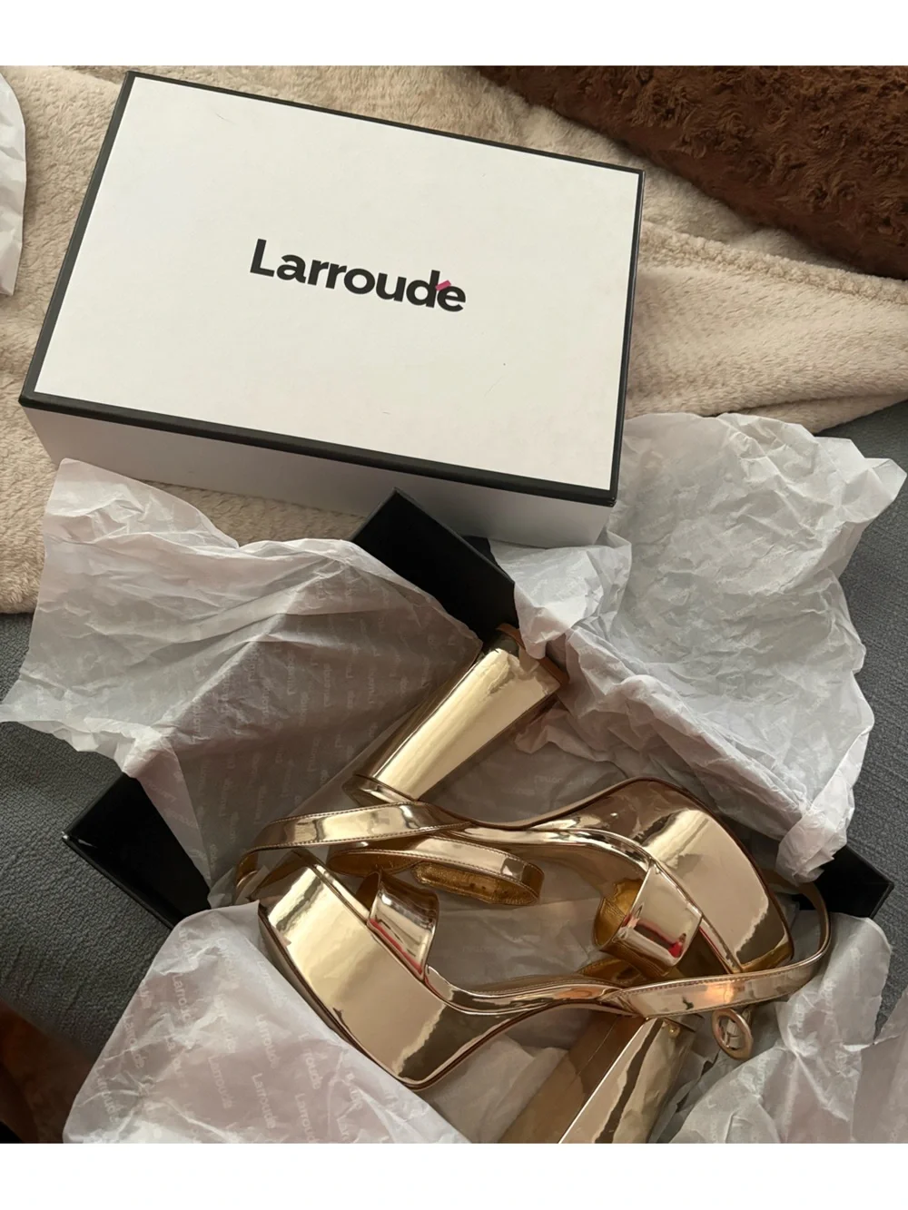 Larroude Dolly Platform Sandal